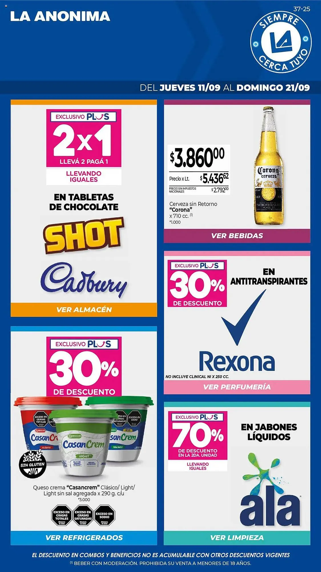 Ofertas de Catálogo La Anonima 11 de septiembre al 21 de septiembre 2025 - Página 1 del catálogo