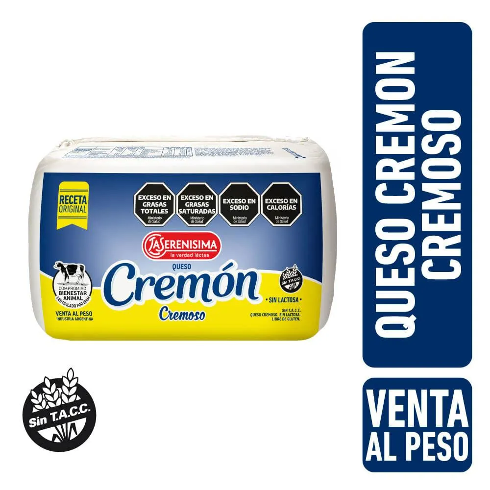 Queso Cremón Cremoso Paquete Por Kg