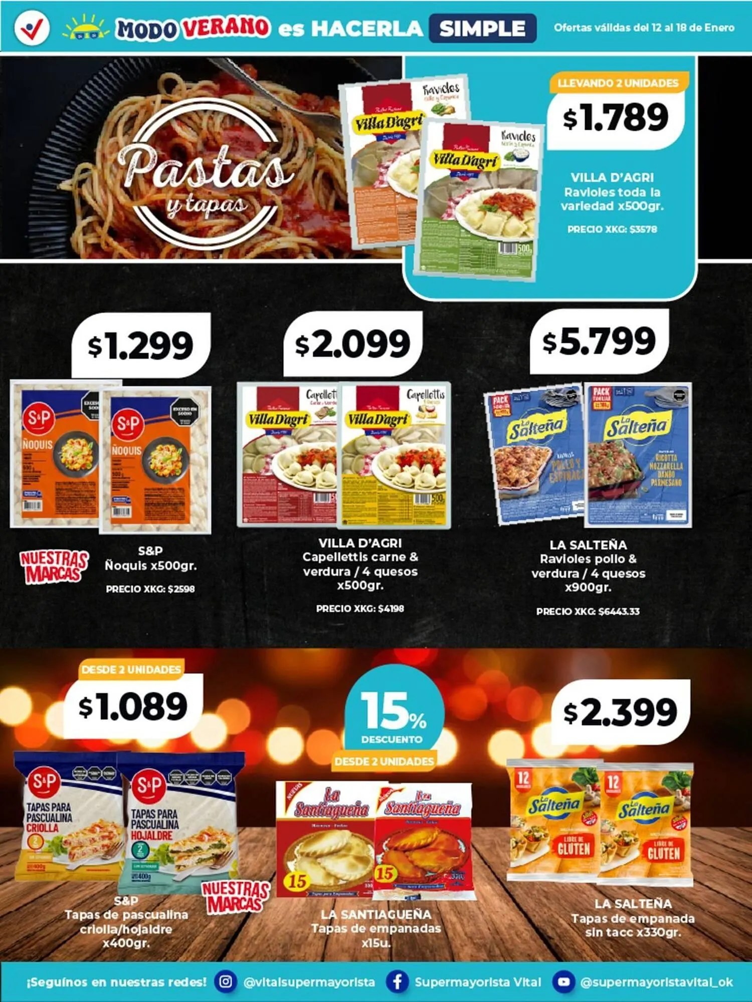 Ofertas de Catálogo Supermayorista Vital 12 de enero al 18 de enero 2026 - Página 9 del catálogo