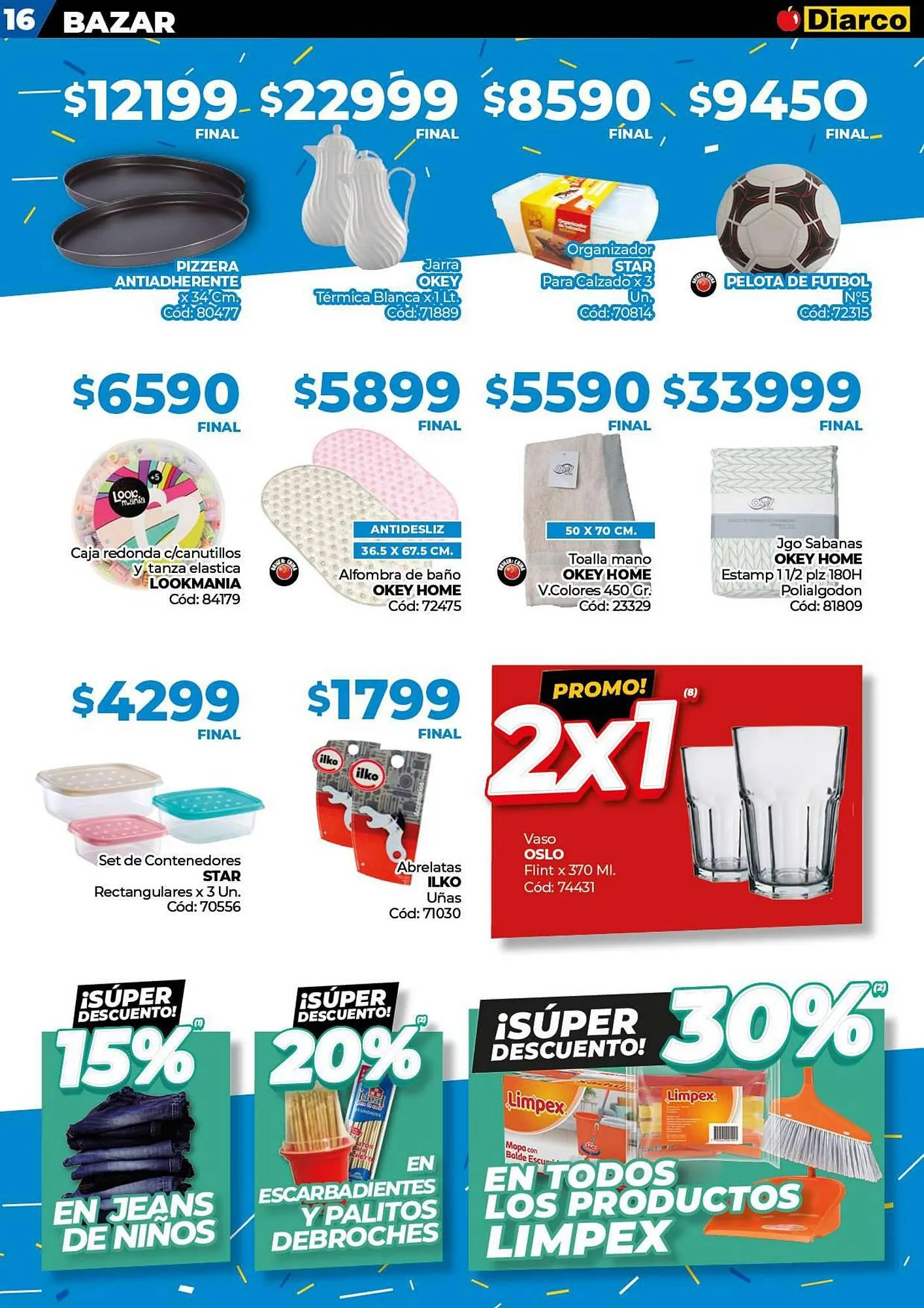 Ofertas de Catálogo Diarco 28 de octubre al 1 de noviembre 2024 - Página 17 del catálogo
