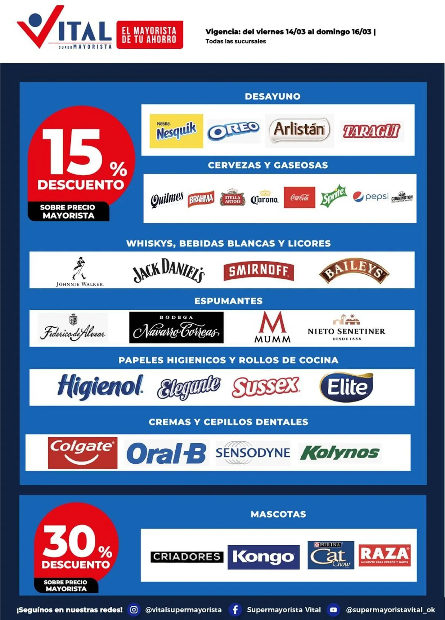 Ofertas de Catálogo Supermayorista Vital 14 de marzo al 16 de marzo 2025 - Página 2 del catálogo