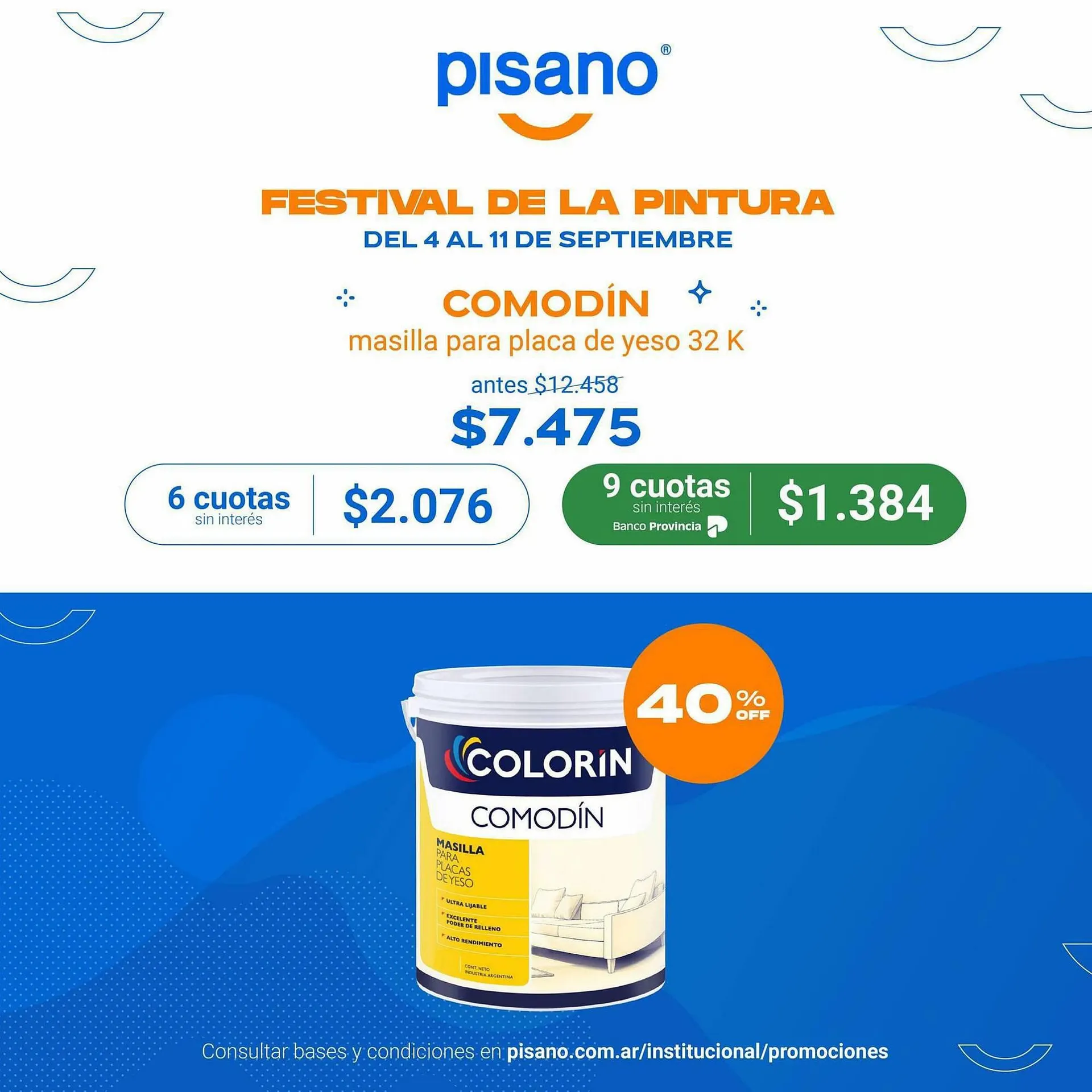 Ofertas de Catálogo Pinturerías Pisano 8 de septiembre al 11 de septiembre 2023 - Página 3 del catálogo