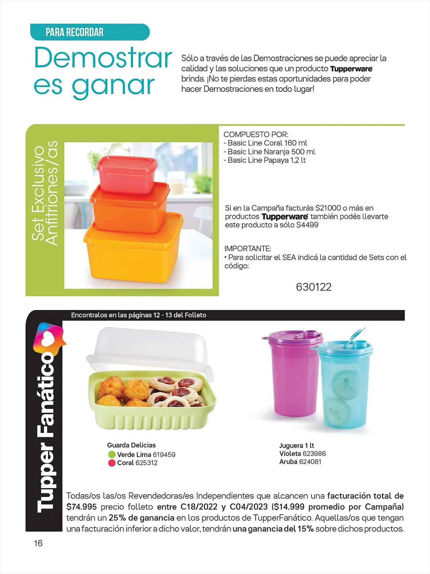 Ofertas de Catálogo Tupperware 4 de julio al 15 de agosto 2023 - Página 16 del catálogo