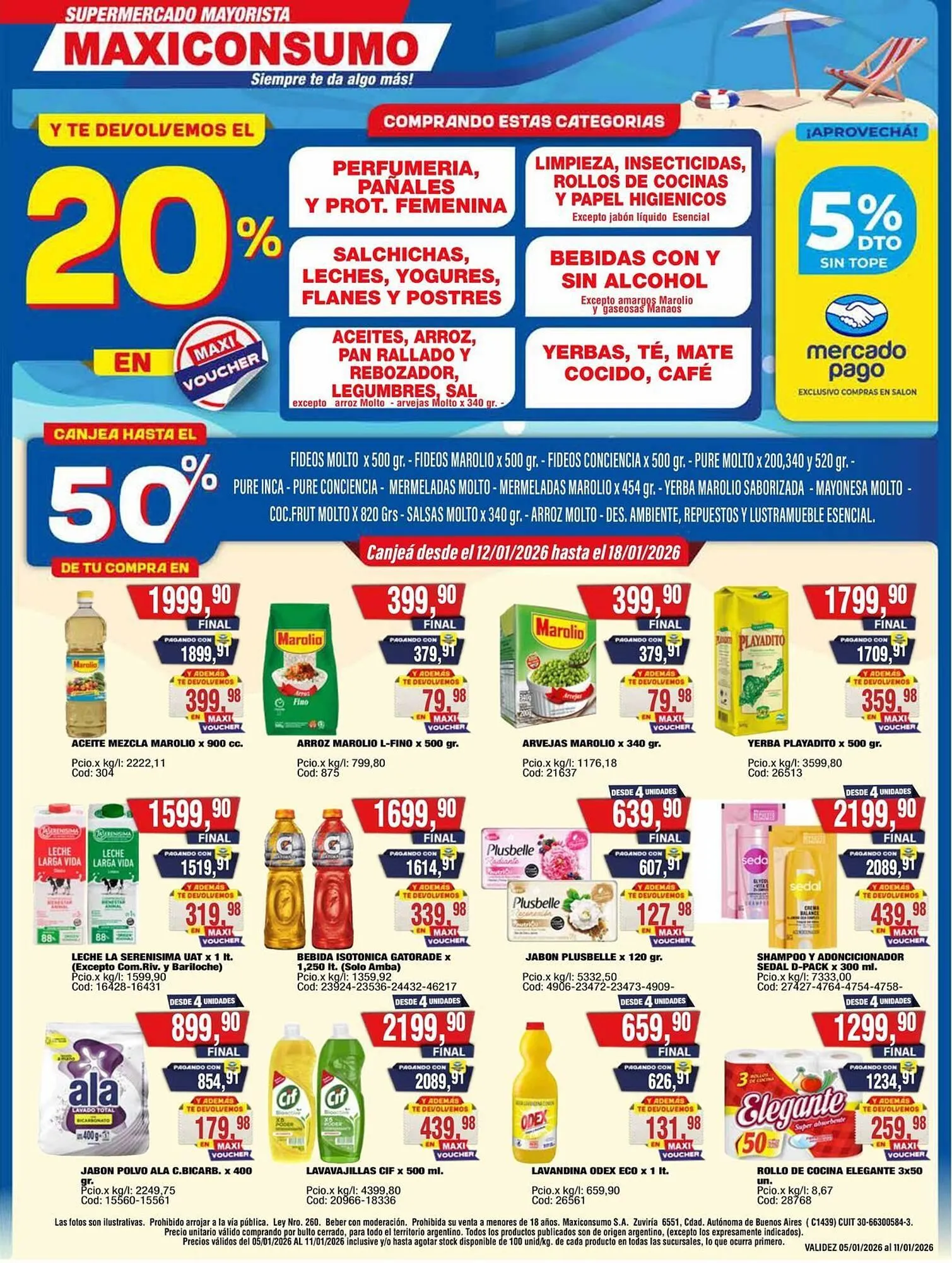 Ofertas de Revista Maxiconsumo 5 de enero al 11 de enero 2026 - Página 1 del catálogo