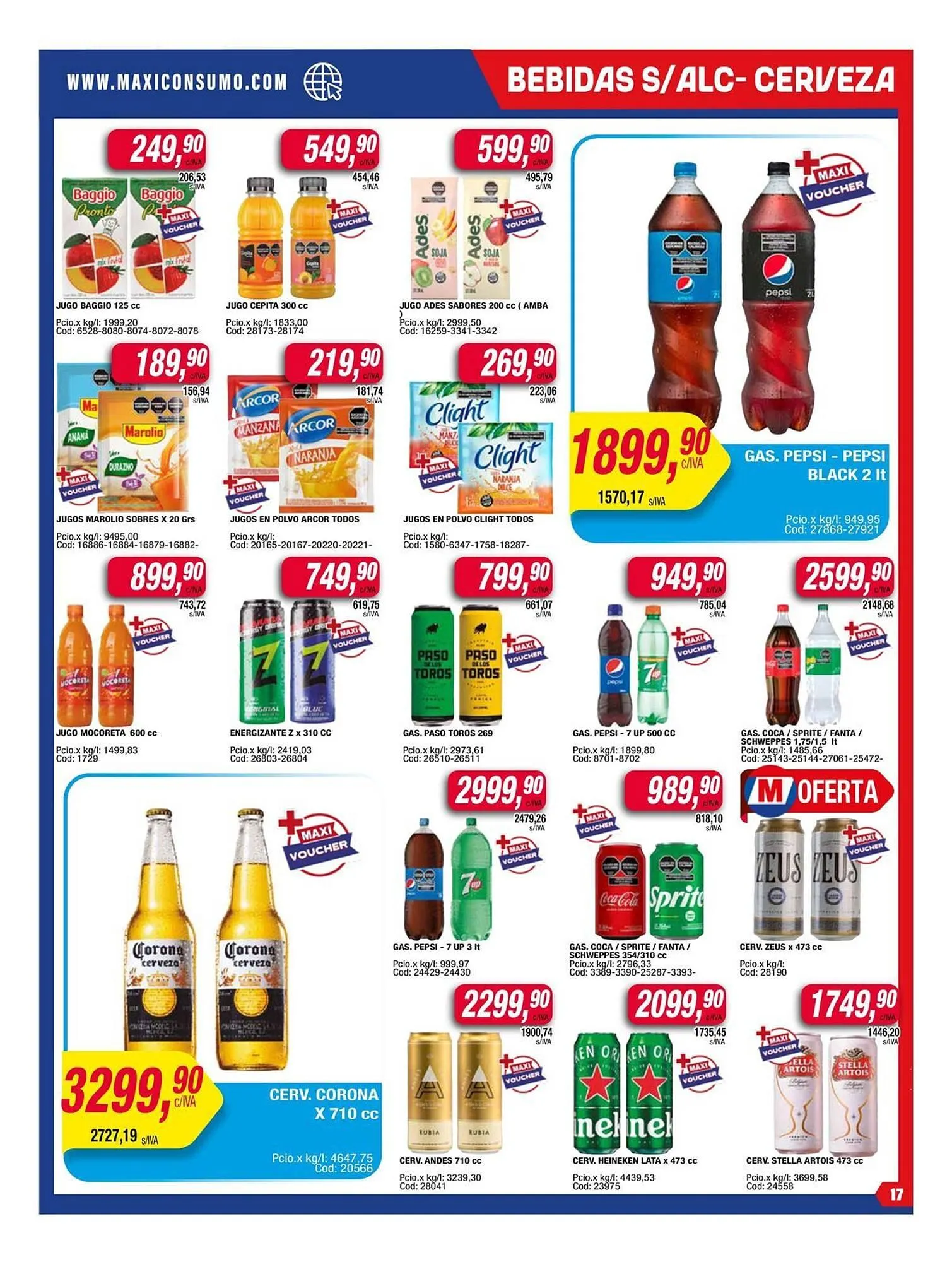 Ofertas de Catálogo Maxiconsumo 18 de agosto al 24 de agosto 2025 - Página 17 del catálogo