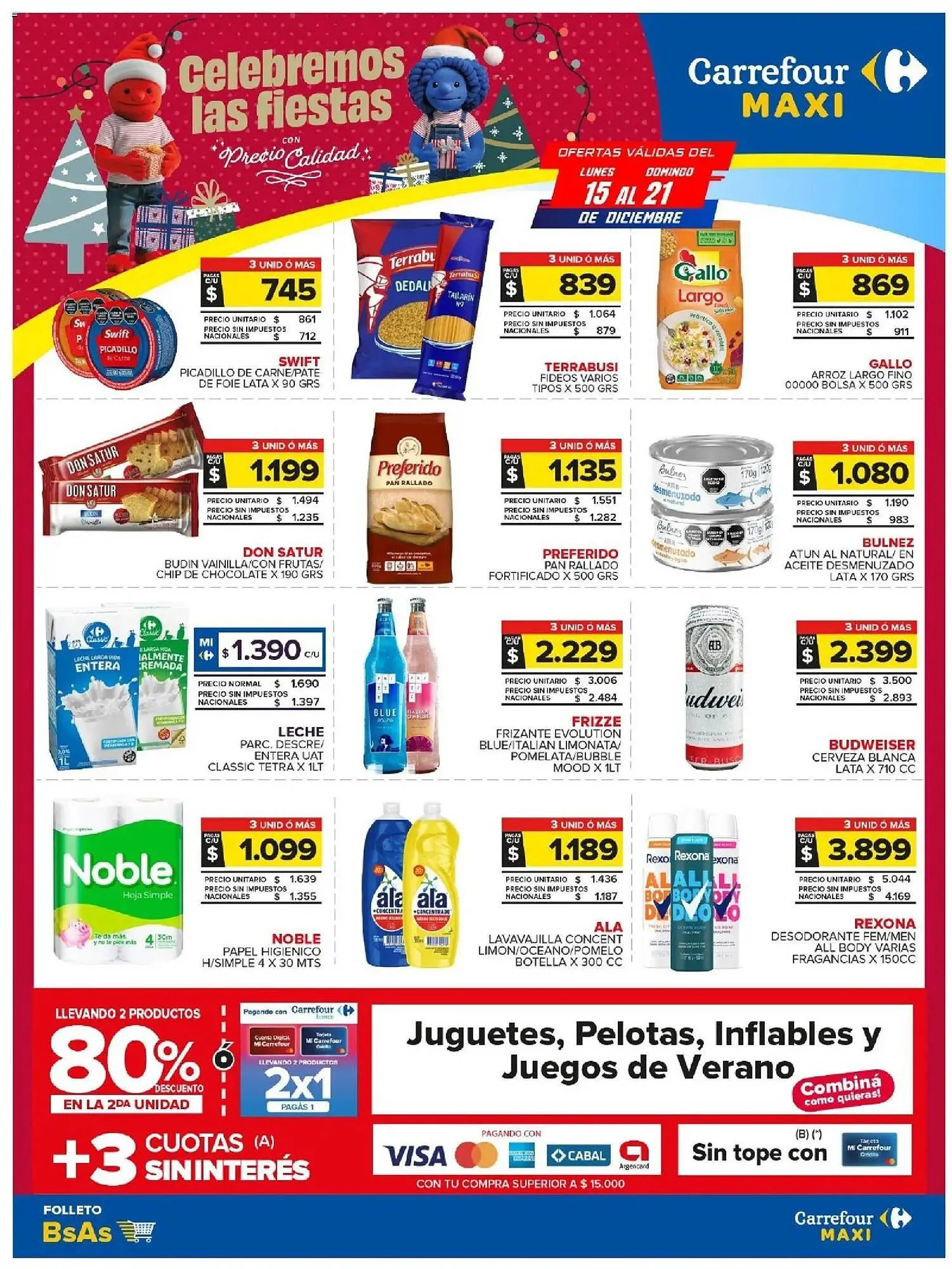 Ofertas de Folleto Carrefour Maxi 15 de diciembre al 21 de diciembre 2025 - Página 1 del catálogo