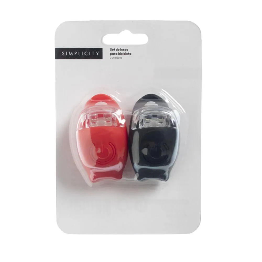 Luces para Bicicleta Simplicity x 2 un