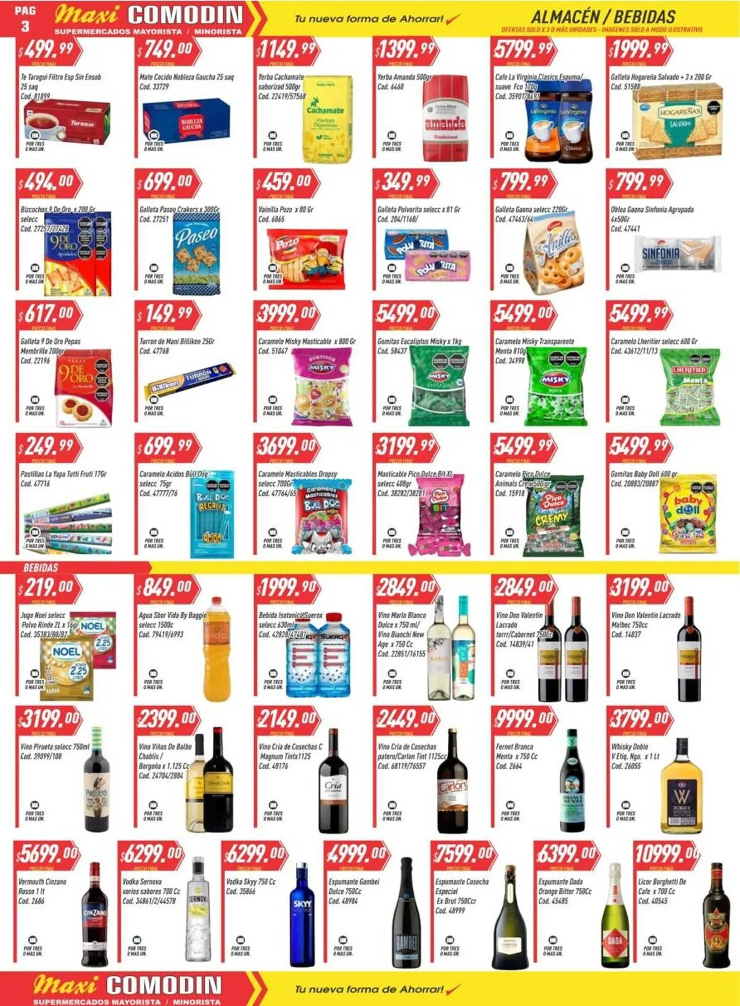 Ofertas de Catálogo Supermercados Comodin 17 de junio al 22 de junio 2025 - Página 3 del catálogo