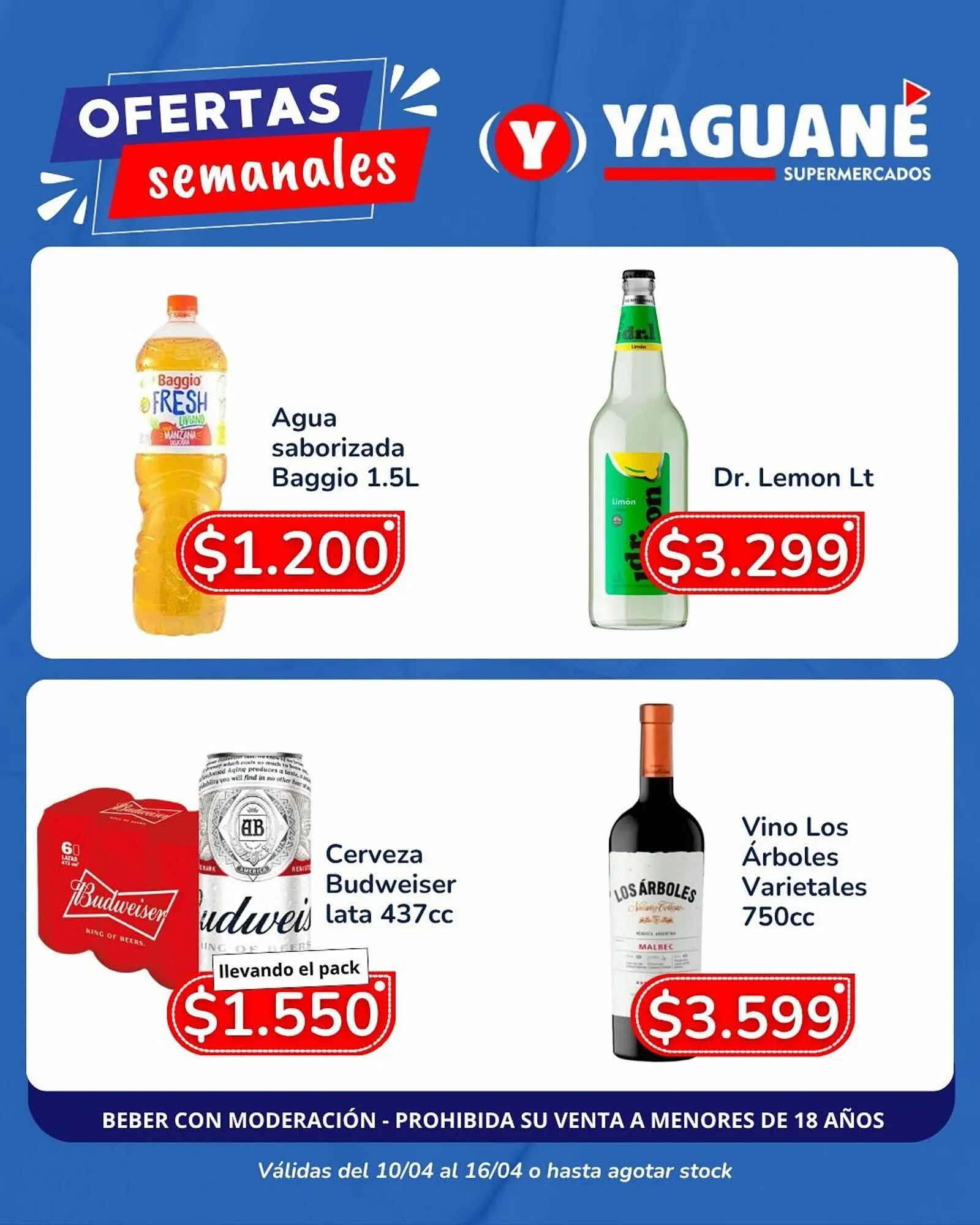 Ofertas de Catálogo Yaguane Supermercados 10 de abril al 16 de abril 2026 - Página 4 del catálogo