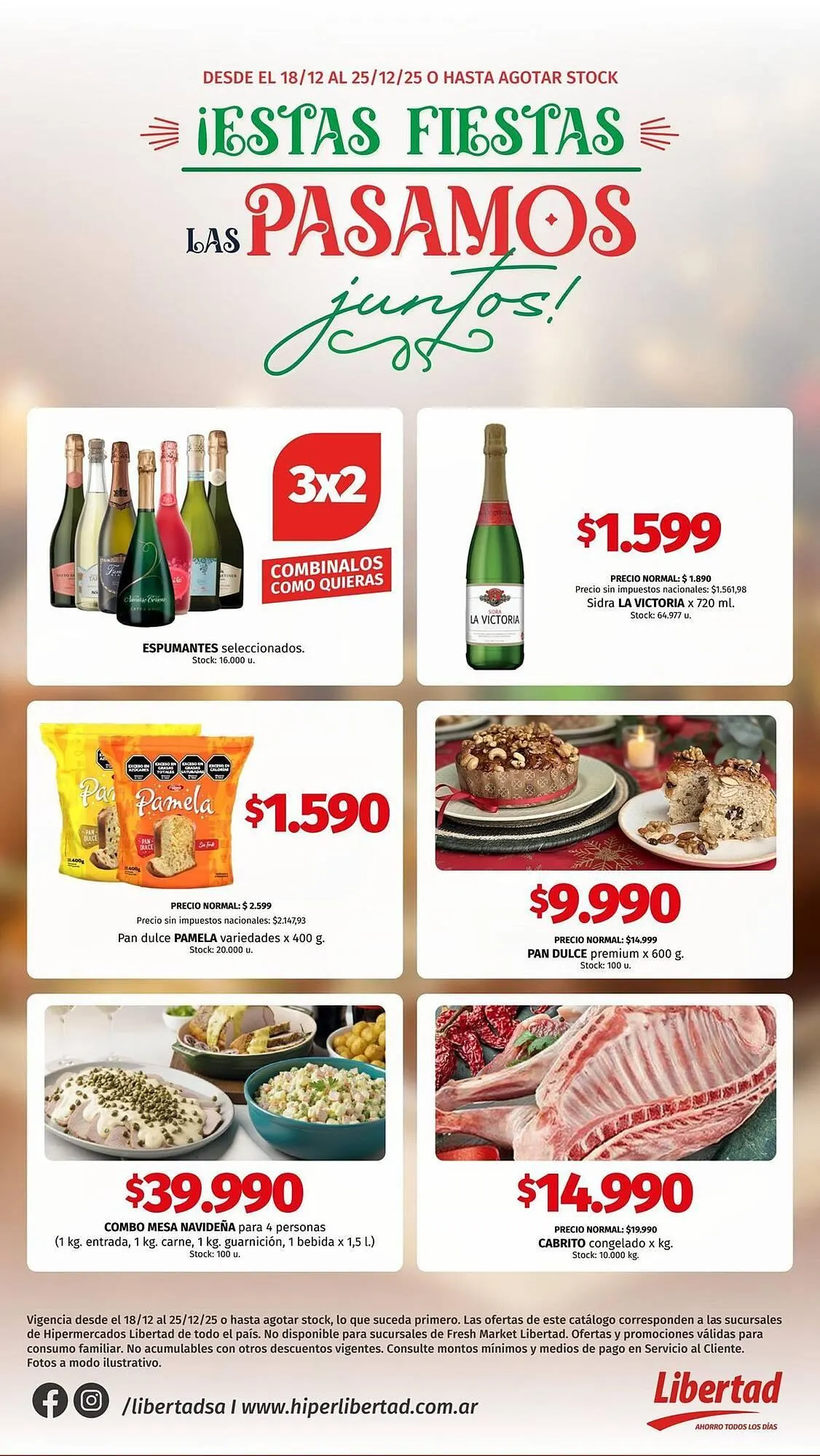 Ofertas de Catálogo Hipermercado Libertad 20 de diciembre al 25 de diciembre 2025 - Página 1 del catálogo