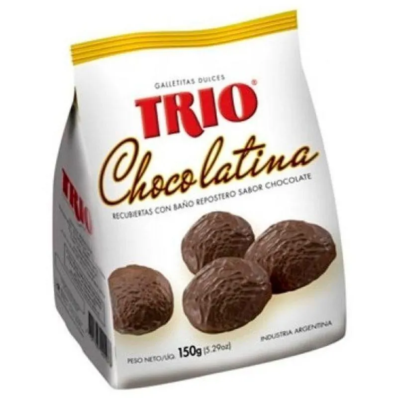 Galletitas Chocolatia Trio 150 Gr
