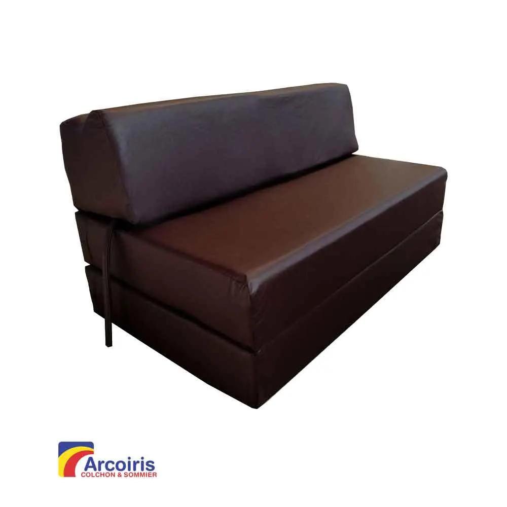 SILLON CAMA CERVICAL ARIAL TAPIZADO ECOCUERO 2 PLAZAS – 4 colores