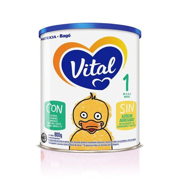 Leche Infantil Polvo Vital 1 0 a 6 Meses x 800 g