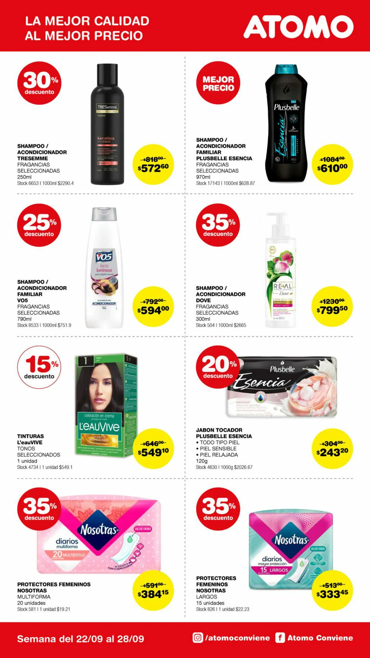 Ofertas de ATOMO Conviene 22 de septiembre al 28 de septiembre 2024 - Página 14 del catálogo