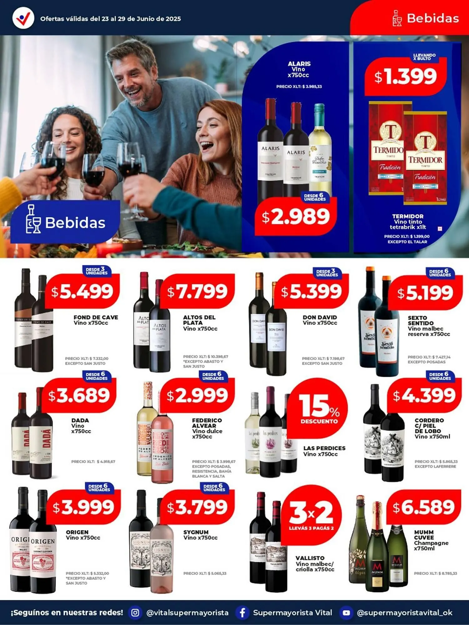 Ofertas de Catálogo Supermayorista Vital 25 de junio al 29 de junio 2026 - Página 10 del catálogo