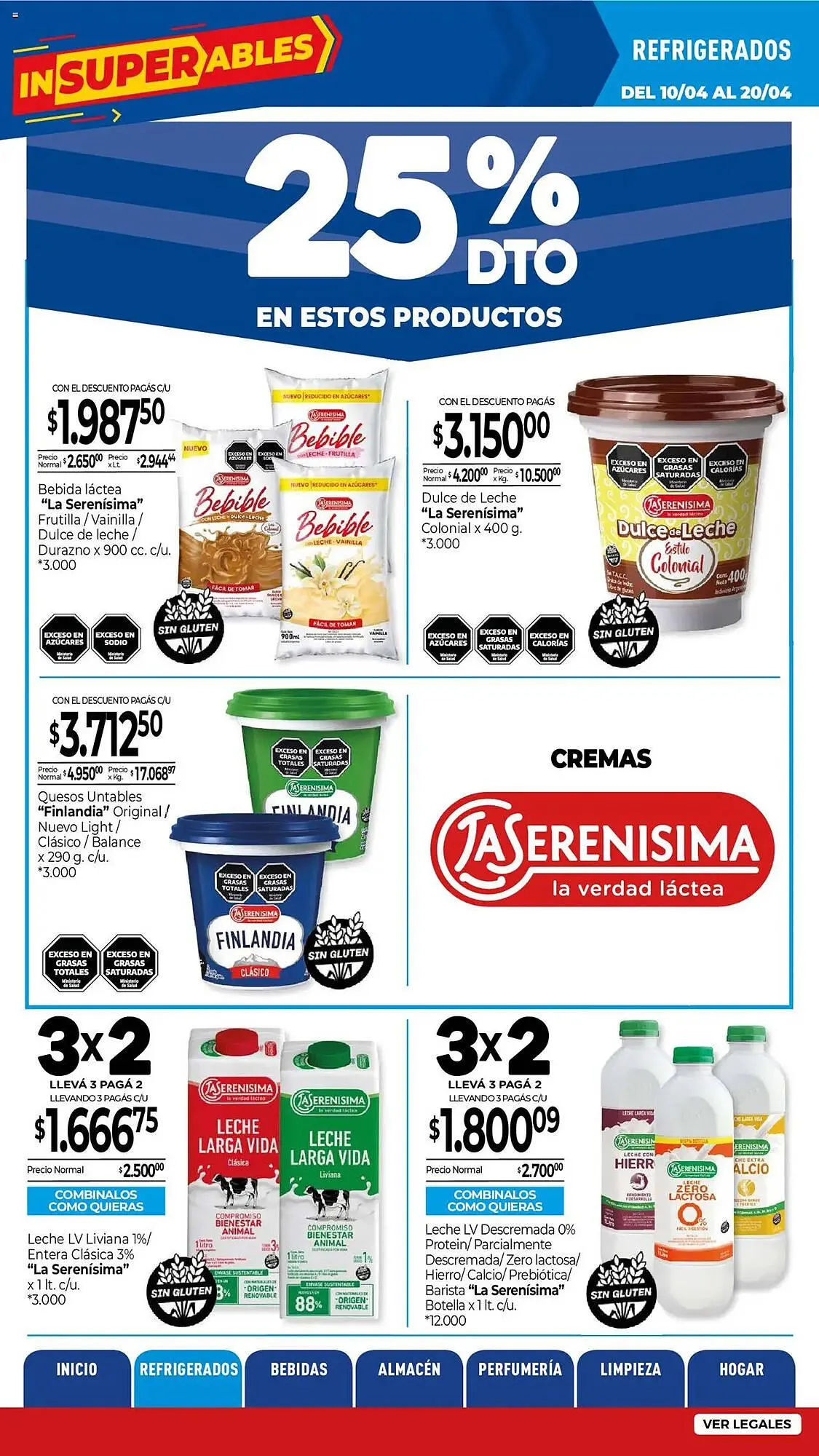 Ofertas de Catálogo La Anonima 10 de abril al 20 de abril 2025 - Página 7 del catálogo