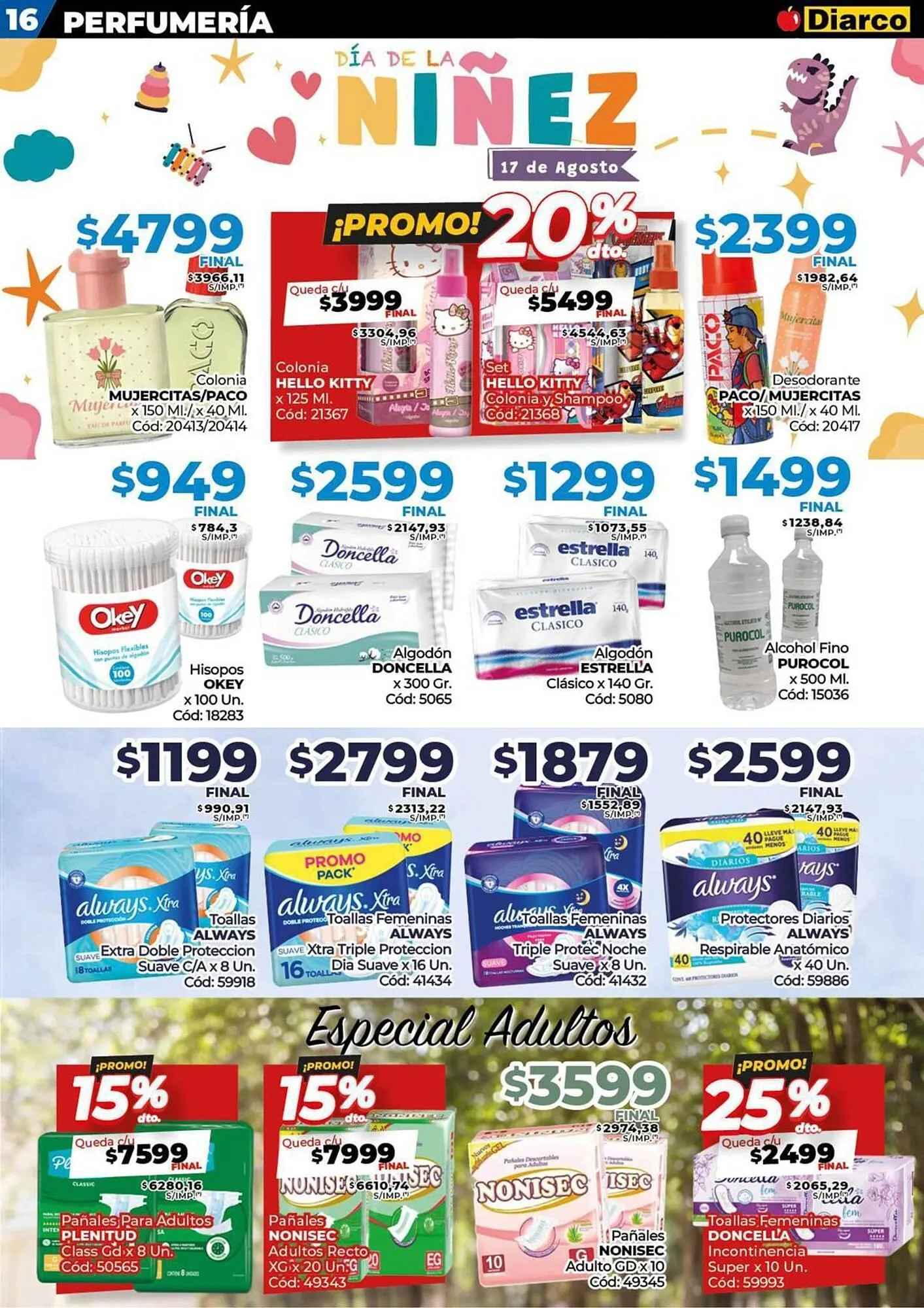 Ofertas de Catálogo Diarco 11 de agosto al 16 de agosto 2025 - Página 16 del catálogo