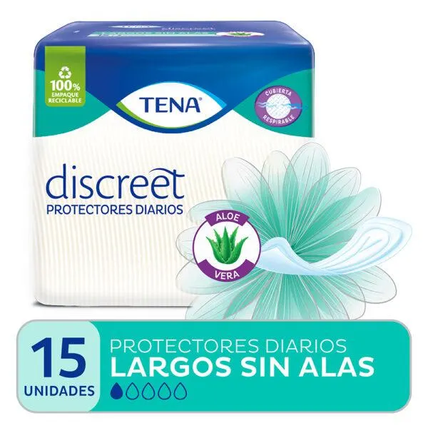 Tena Prot. Discreet Largo Sin Alas X36u