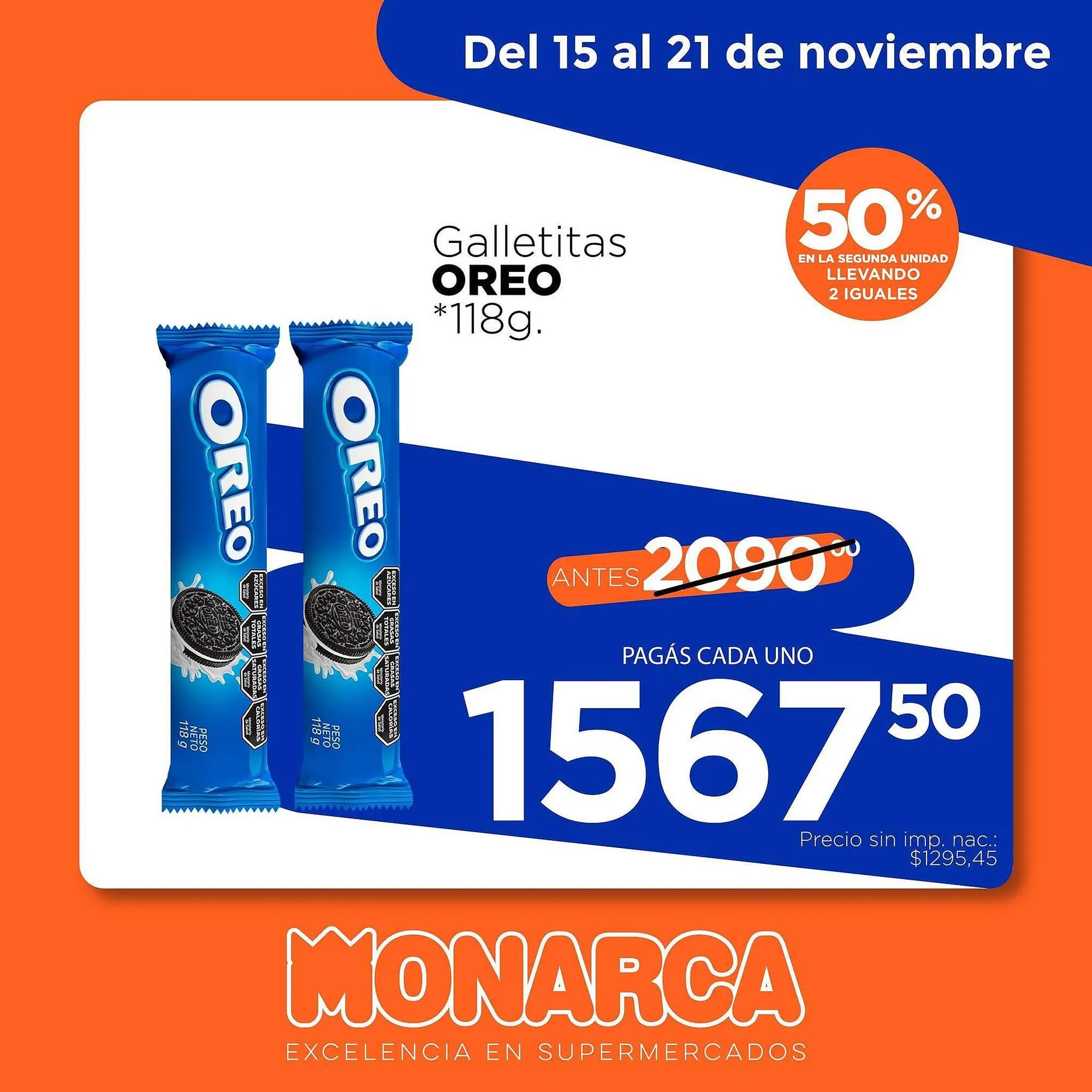 Ofertas de Catálogo Supermercados Monarca 15 de noviembre al 21 de noviembre 2025 - Página 5 del catálogo