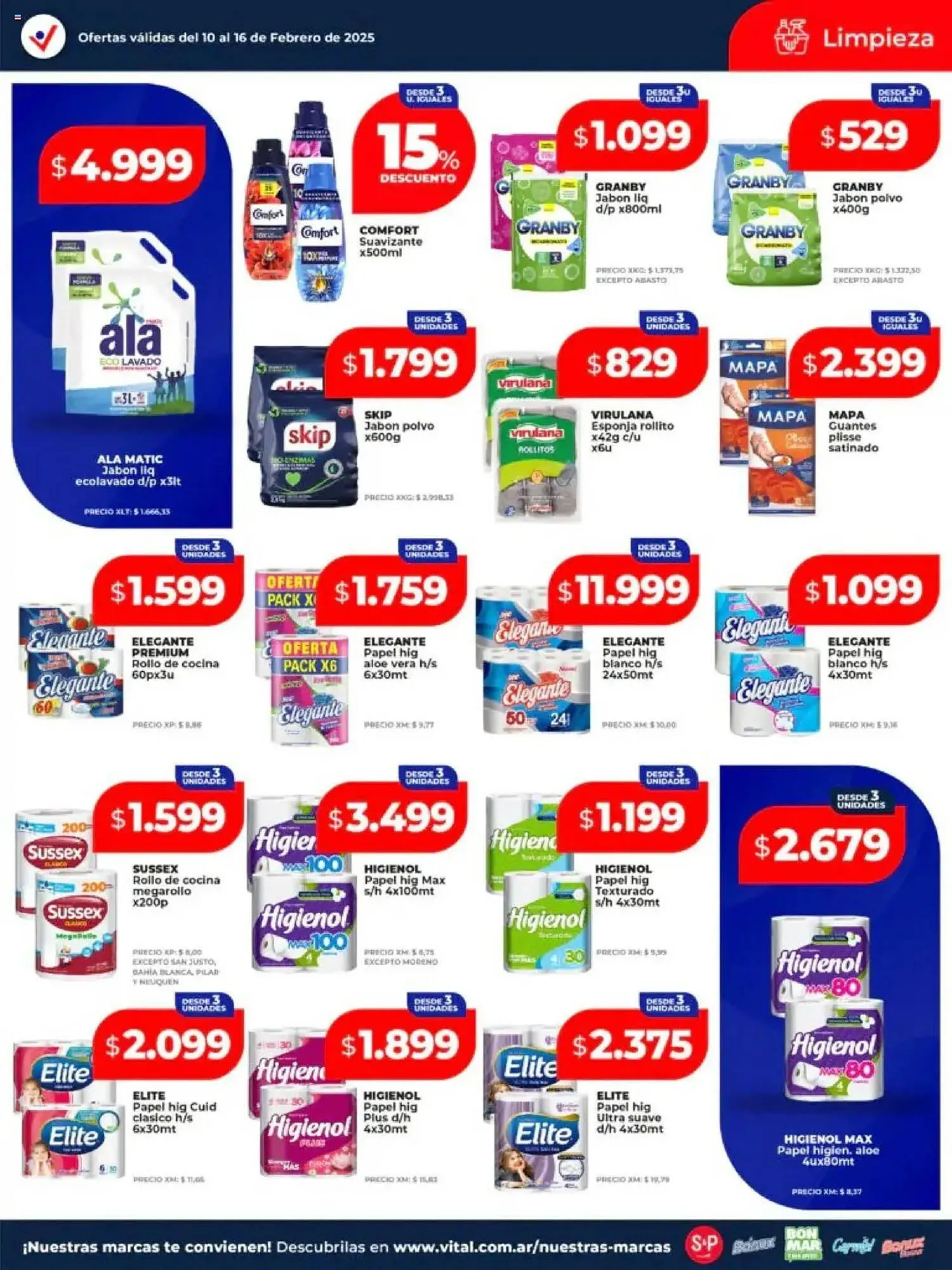 Ofertas de Catálogo Supermayorista Vital 10 de febrero al 16 de febrero 2025 - Página 9 del catálogo