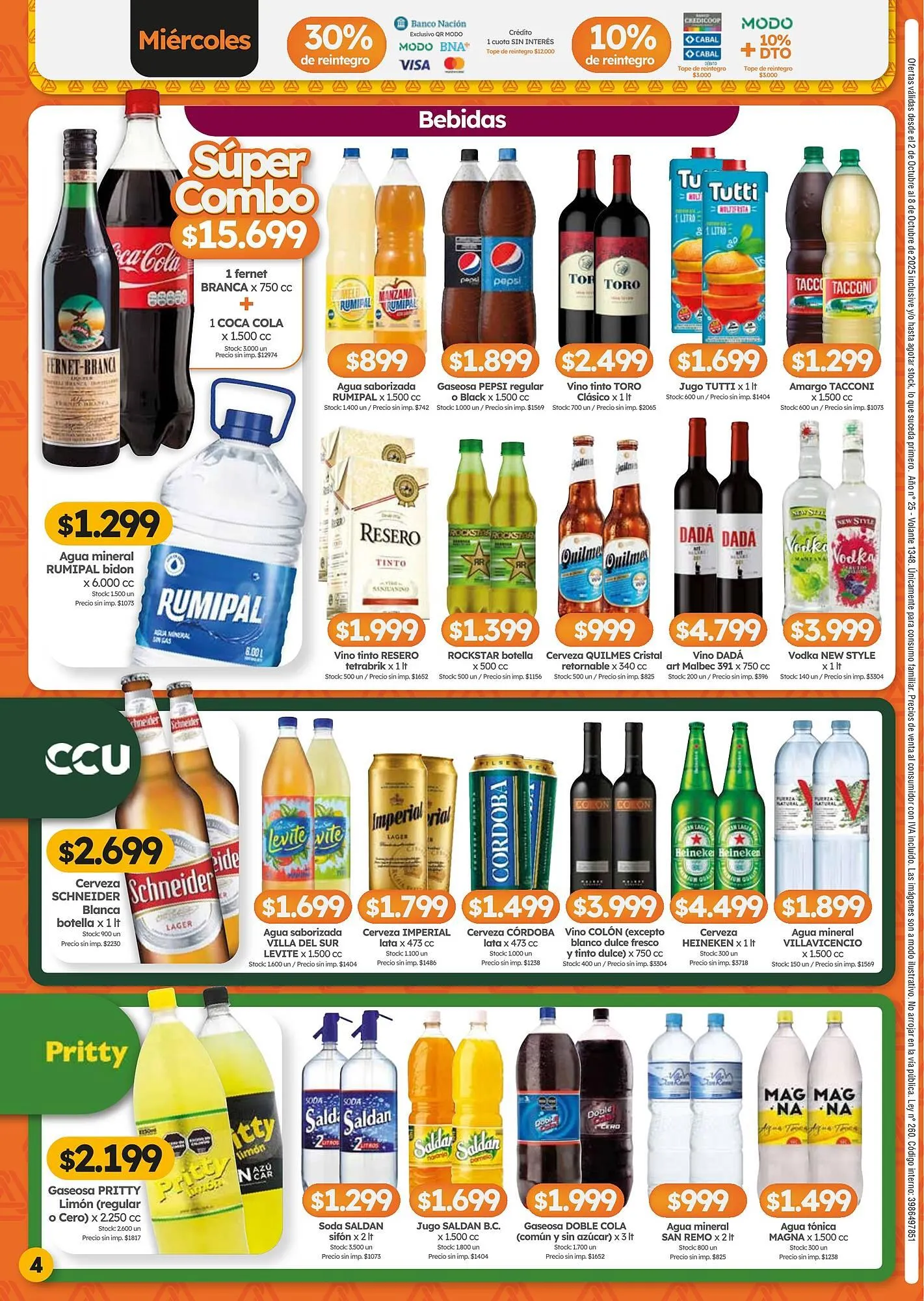 Ofertas de Folleto Cordiez 2 de octubre al 9 de octubre 2025 - Página 4 del catálogo