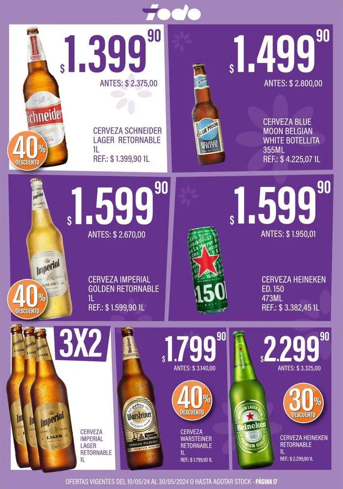 Ofertas de Catálogo Supermercados Todo 10 de mayo al 30 de mayo 2024 - Página 17 del catálogo