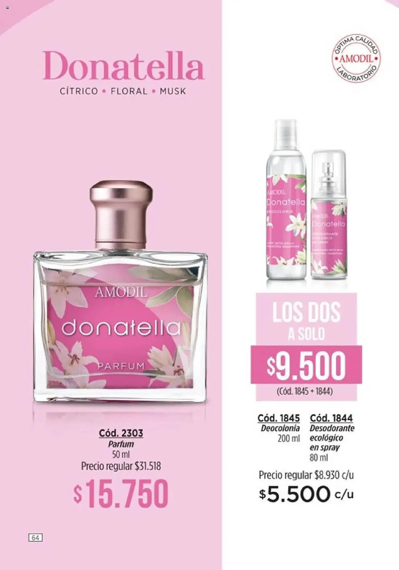 Ofertas de Catálogo Amodil 24 de marzo al 6 de abril 2025 - Página 64 del catálogo