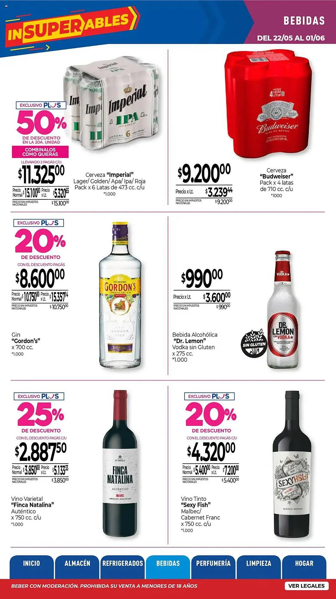 Ofertas de Catálogo La Anonima 22 de mayo al 2 de junio 2025 - Página 22 del catálogo