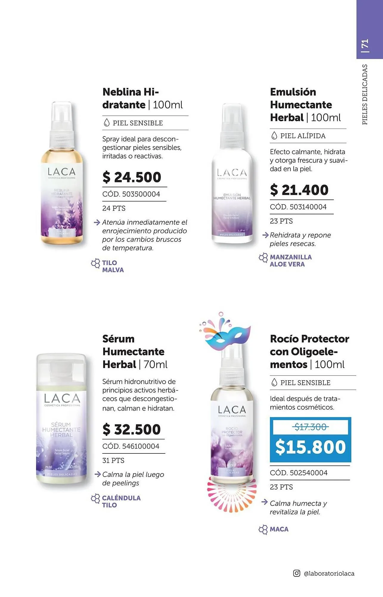 Ofertas de Catálogo Laboratorio LACA 16 de febrero al 28 de febrero 2026 - Página 71 del catálogo
