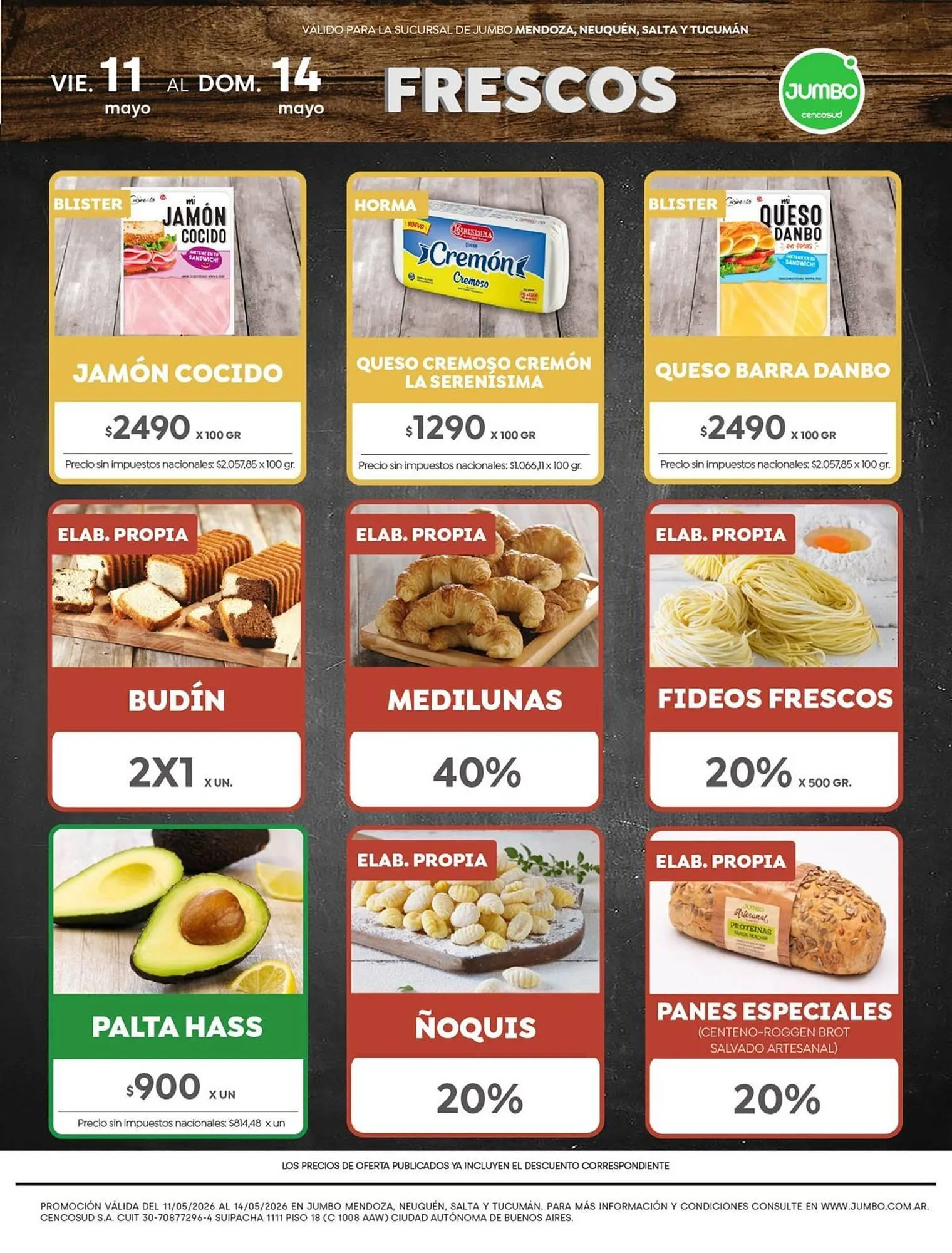 Ofertas de Catálogo Jumbo 11 de mayo al 14 de mayo 2026 - Página 1 del catálogo