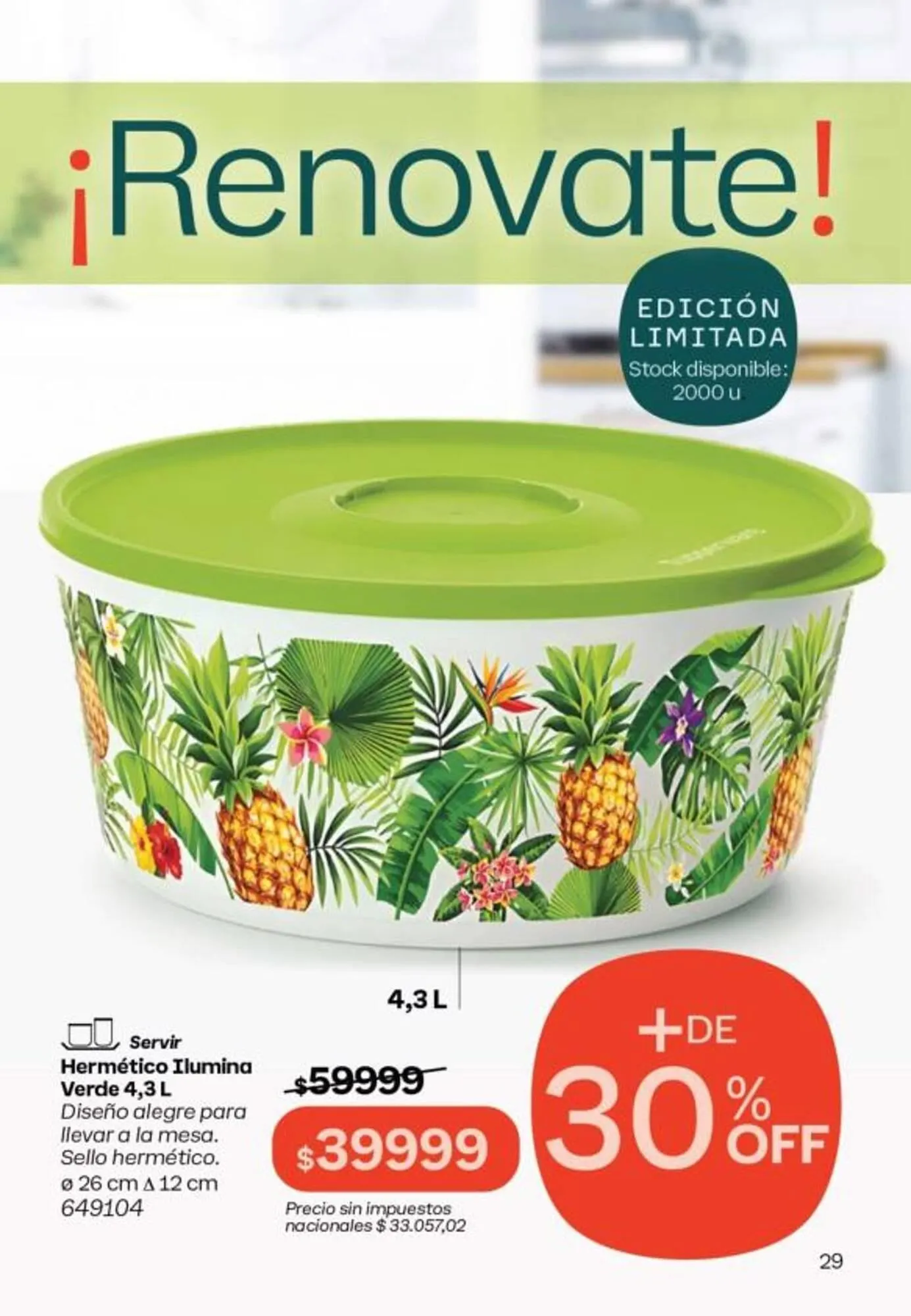 Ofertas de Folleto Tupperware 1 de octubre al 31 de octubre 2025 - Página 30 del catálogo