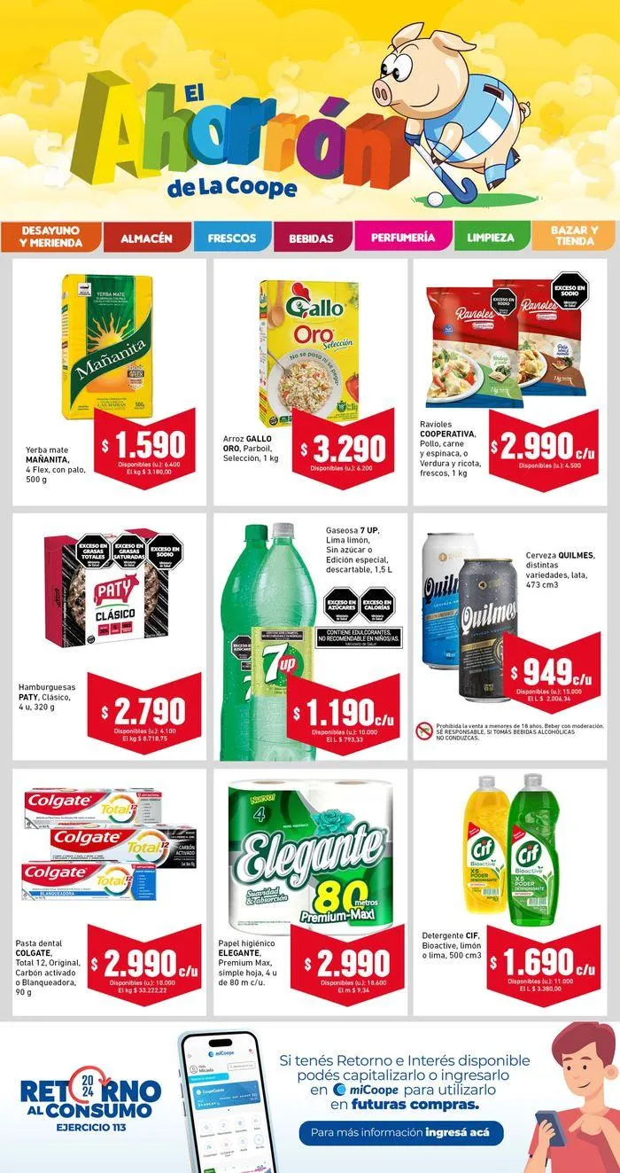 Ofertas de El ahorrón de La Coope 2 de agosto al 14 de agosto 2024 - Página 1 del catálogo