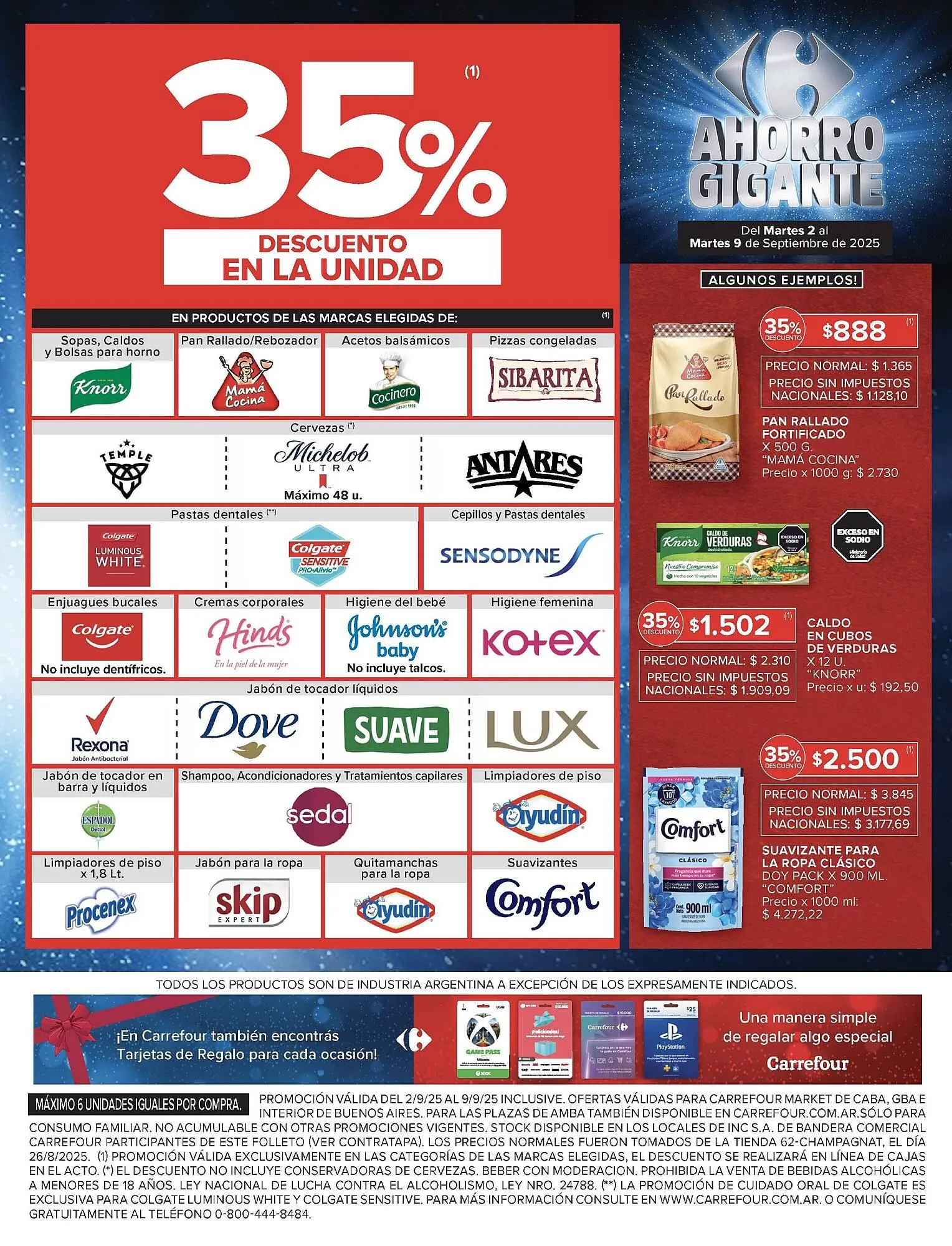 Ofertas de Folleto Carrefour Market 3 de septiembre al 9 de septiembre 2025 - Página 7 del catálogo