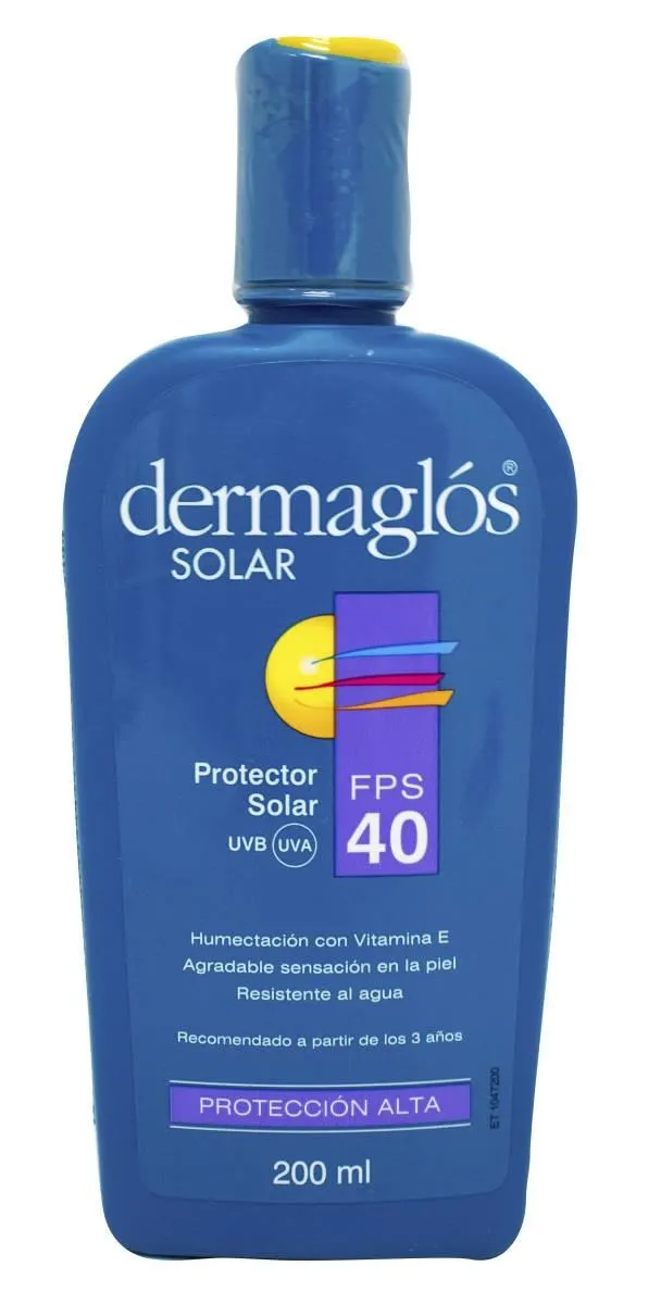 Emulsión Solar Dermaglós F40 200ML
