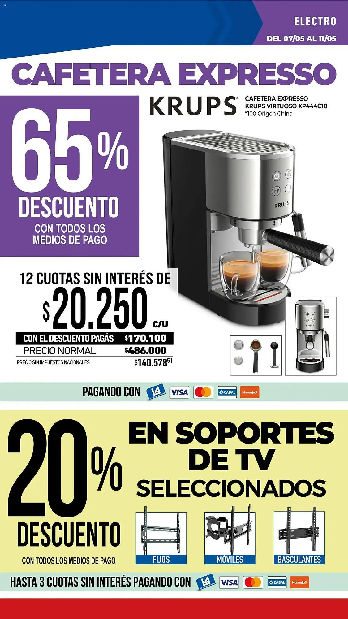 Ofertas de Catálogo La Anonima 7 de mayo al 17 de mayo 2026 - Página 36 del catálogo