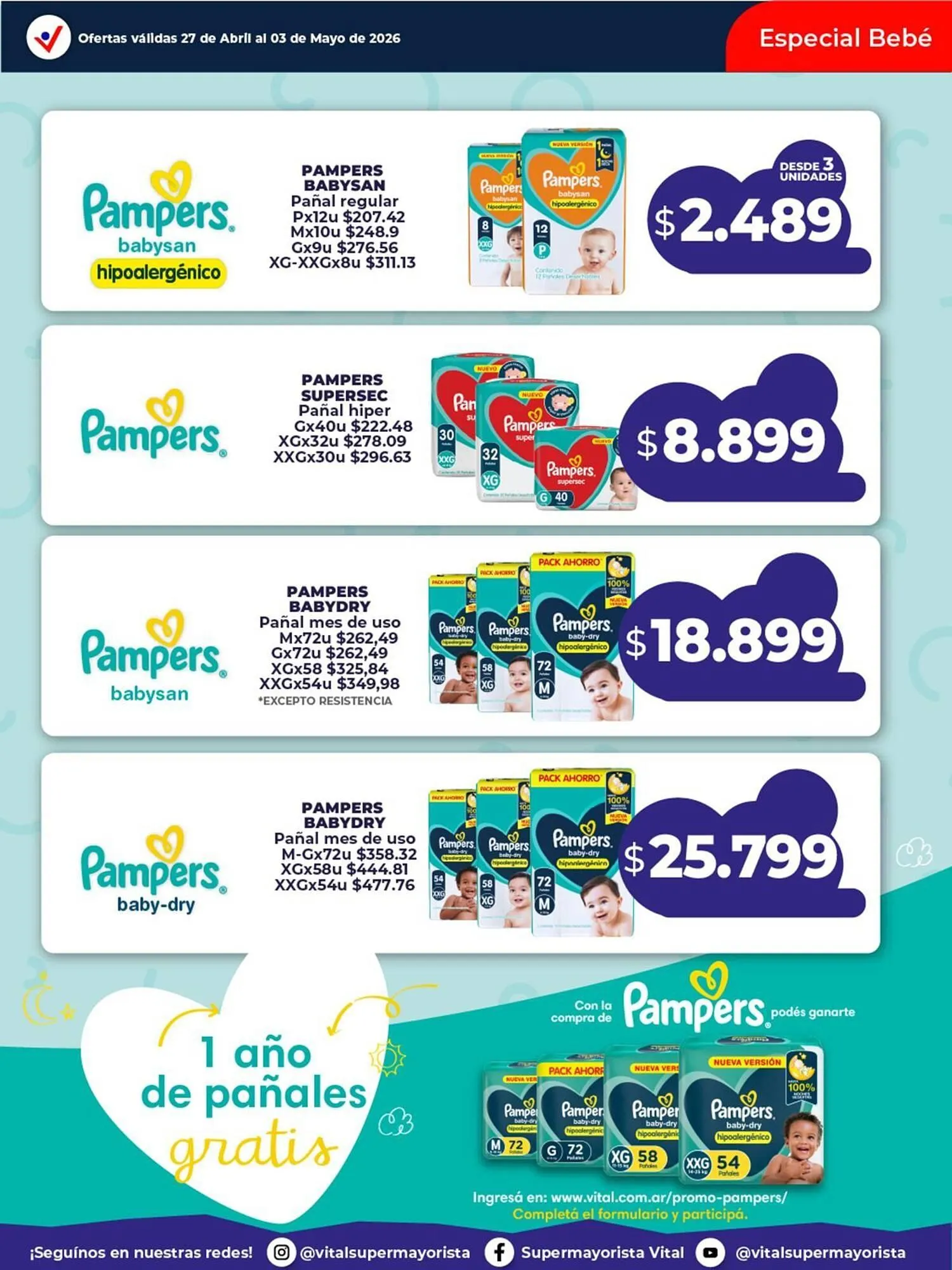 Ofertas de Catálogo Supermayorista Vital 27 de abril al 3 de mayo 2026 - Página 3 del catálogo