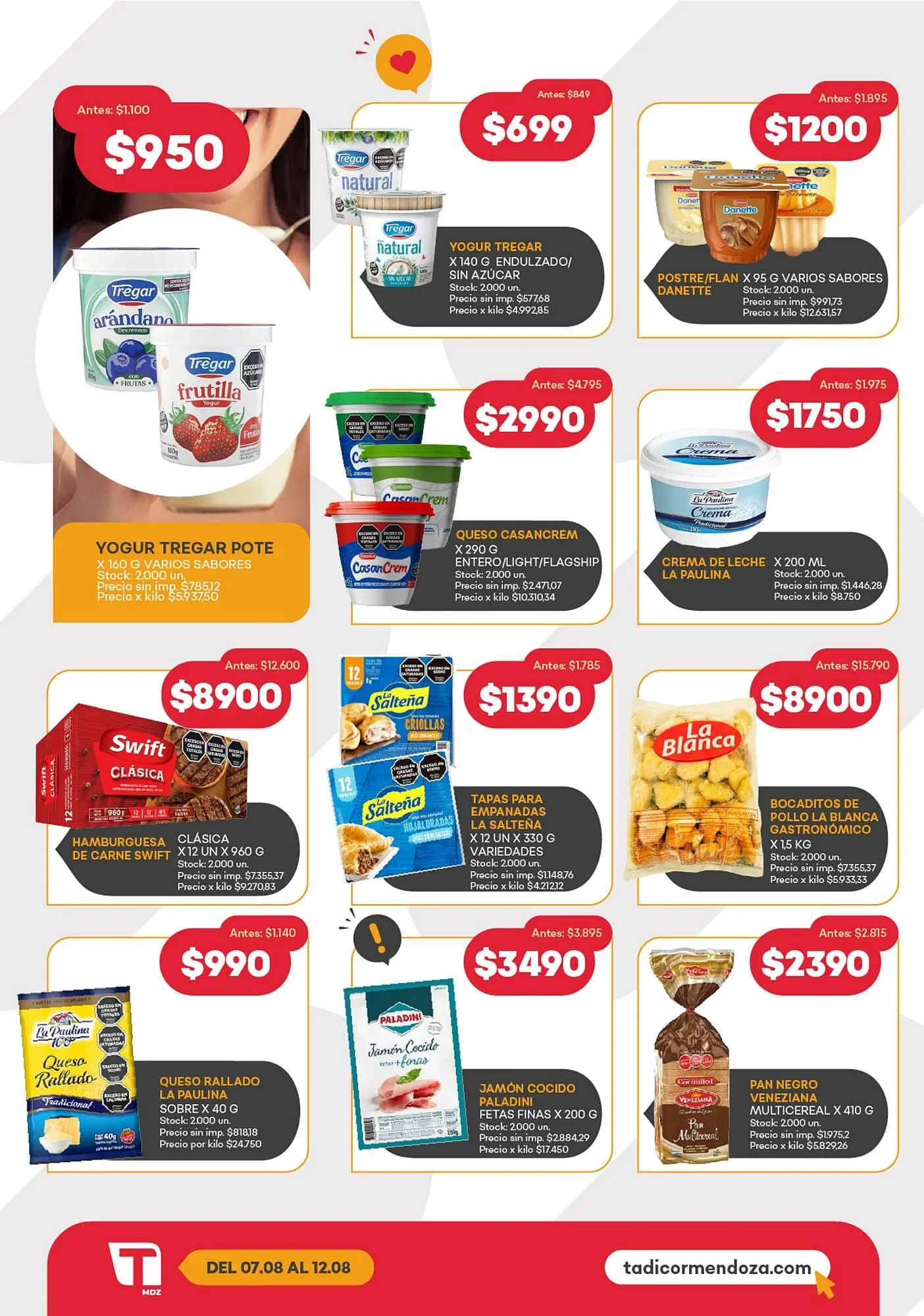 Ofertas de Catálogo Supermercados Tadicor 6 de agosto al 14 de agosto 2025 - Página 4 del catálogo