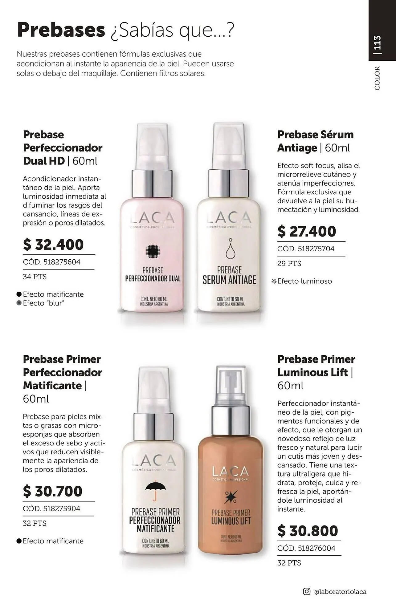 Ofertas de Catálogo Laboratorio LACA 11 de marzo al 31 de marzo 2026 - Página 113 del catálogo