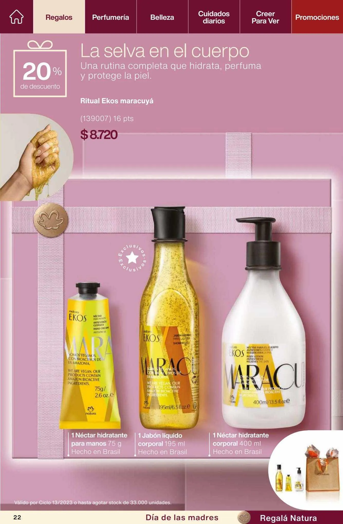 Ofertas de Catálogo Natura 7 de julio al 30 de septiembre 2023 - Página 22 del catálogo