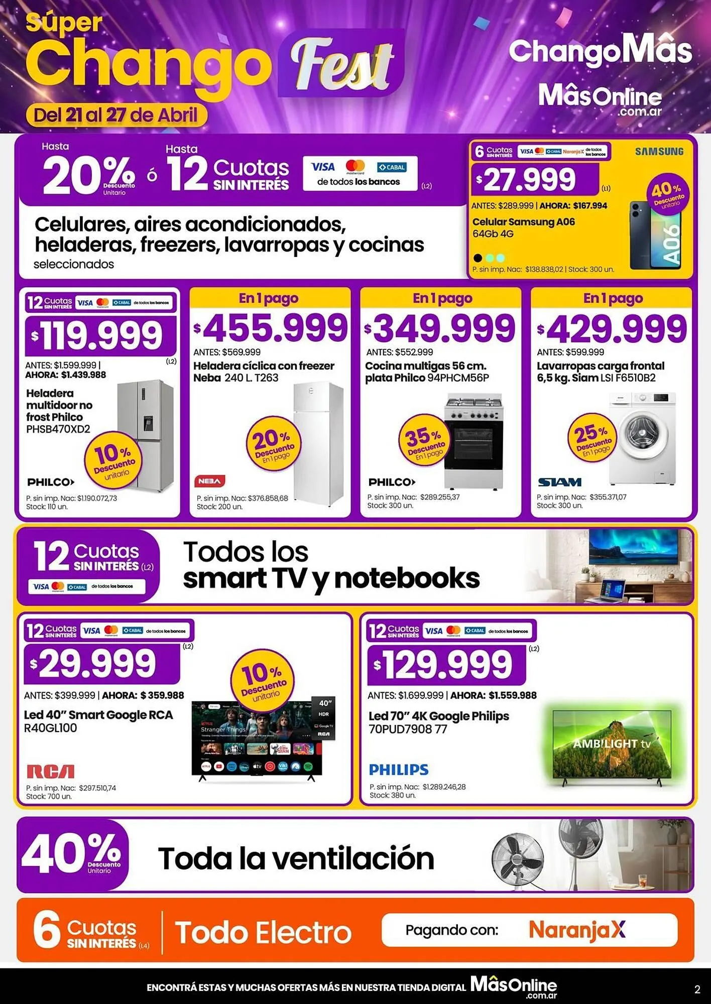 Ofertas de Catálogo Changomas 21 de abril al 27 de abril 2026 - Página 2 del catálogo