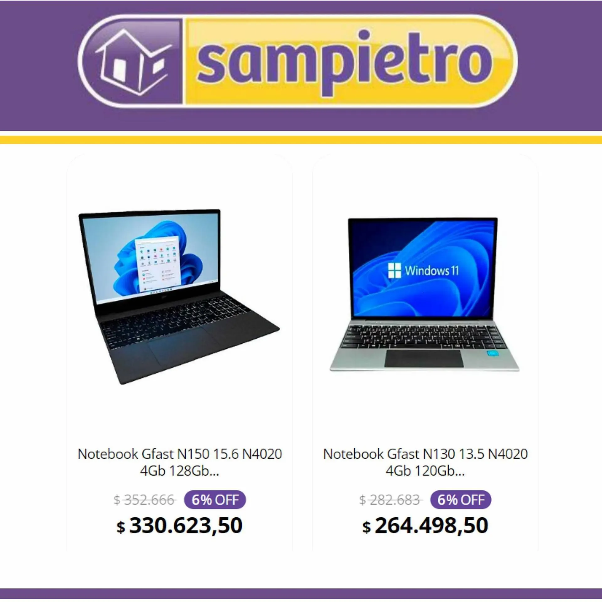 Ofertas de Catálogo Sampietro 29 de agosto al 14 de septiembre 2023 - Página 7 del catálogo