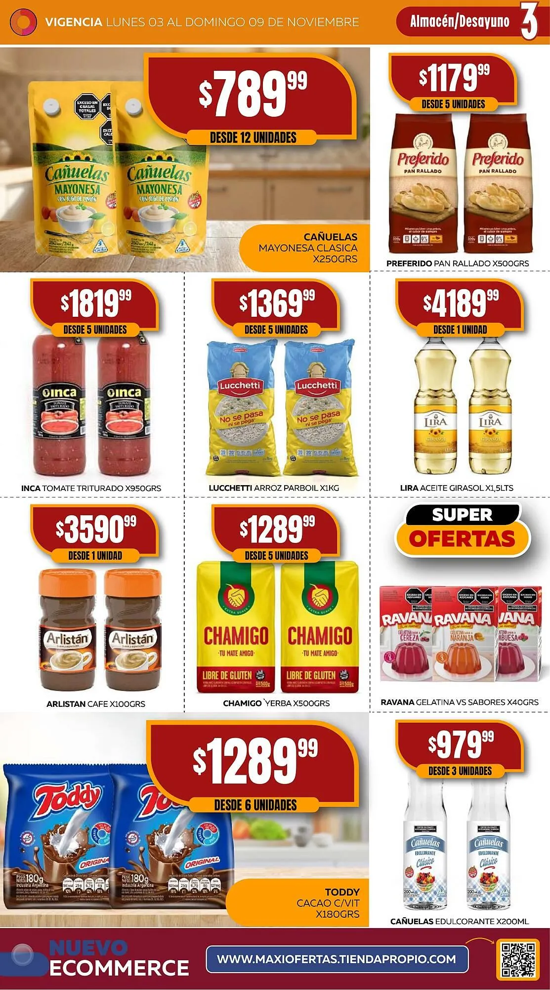 Ofertas de Catálogo Maxi Ofertas 3 de noviembre al 9 de noviembre 2025 - Página 3 del catálogo