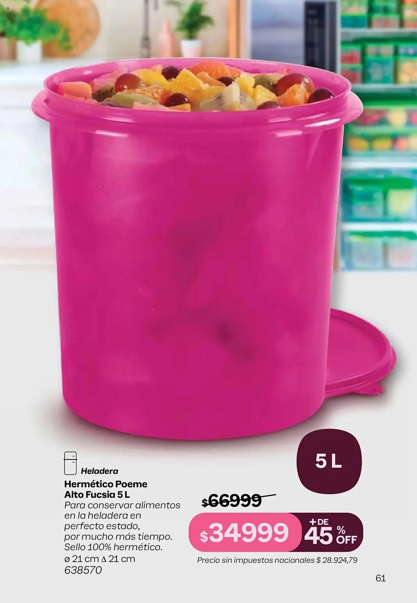 Ofertas de Catálogo Tupperware 11 de agosto al 25 de agosto 2025 - Página 62 del catálogo