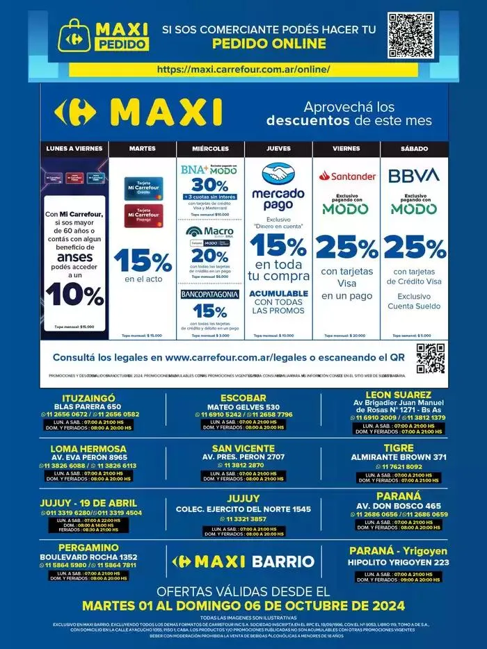 Ofertas de OFERTAS SEMANALES 1 de octubre al 6 de octubre 2024 - Página 20 del catálogo
