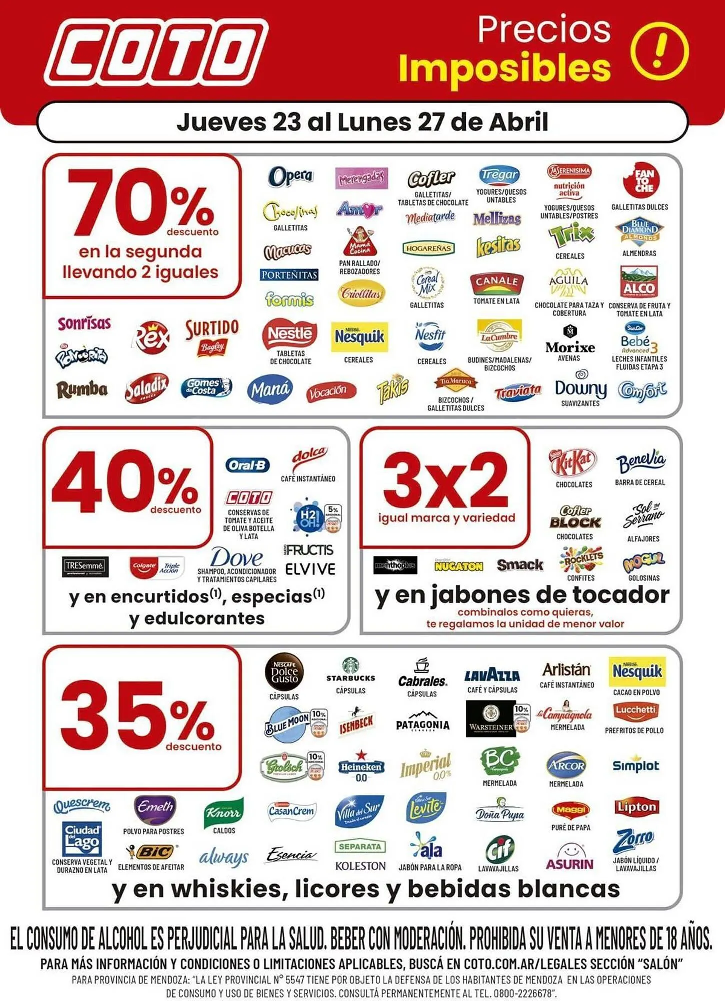 Ofertas de Catálogo Coto 23 de abril al 27 de abril 2026 - Página 1 del catálogo