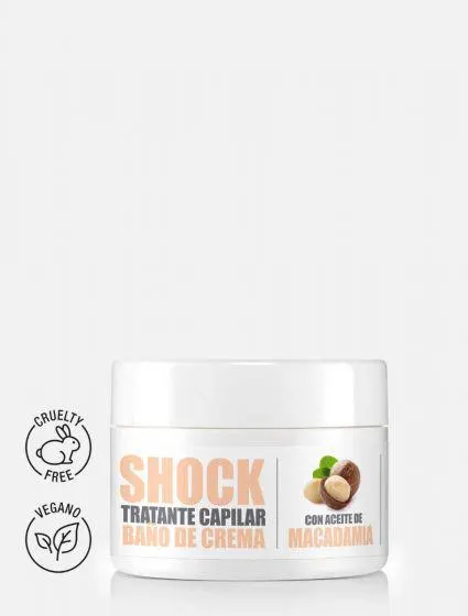 Shock Tratamiento Capilar Baño de Crema con Aceite de Macadamia