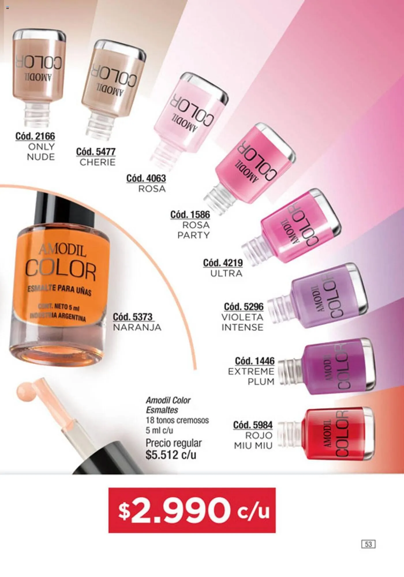 Ofertas de Catálogo Amodil 2 de octubre al 15 de octubre 2024 - Página 53 del catálogo