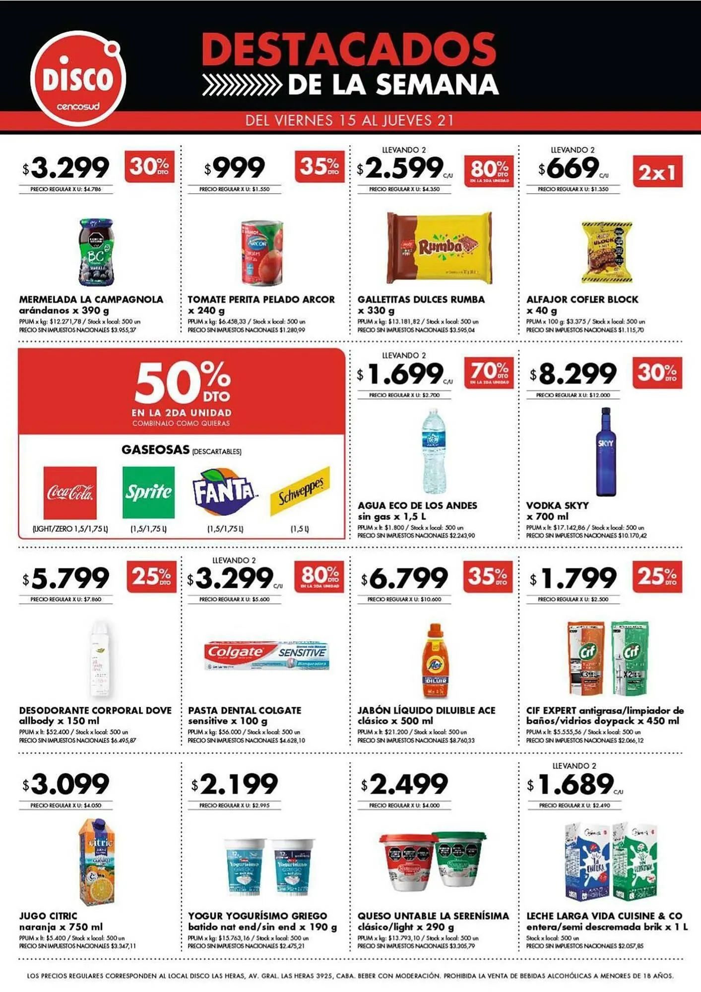 Ofertas de Folleto Disco 15 de mayo al 17 de mayo 2026 - Página 9 del catálogo