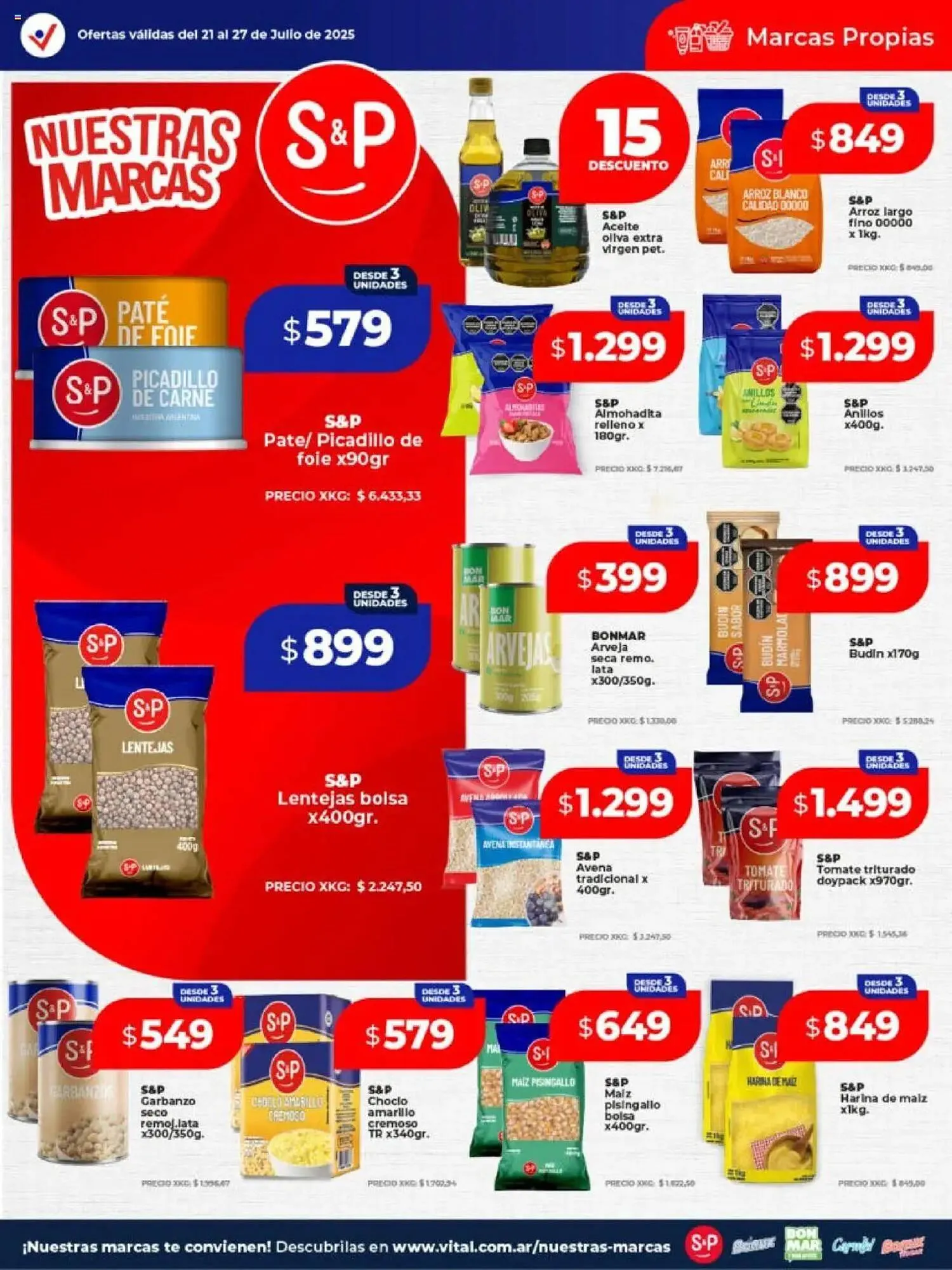 Ofertas de Catálogo Supermayorista Vital 21 de julio al 28 de julio 2025 - Página 21 del catálogo