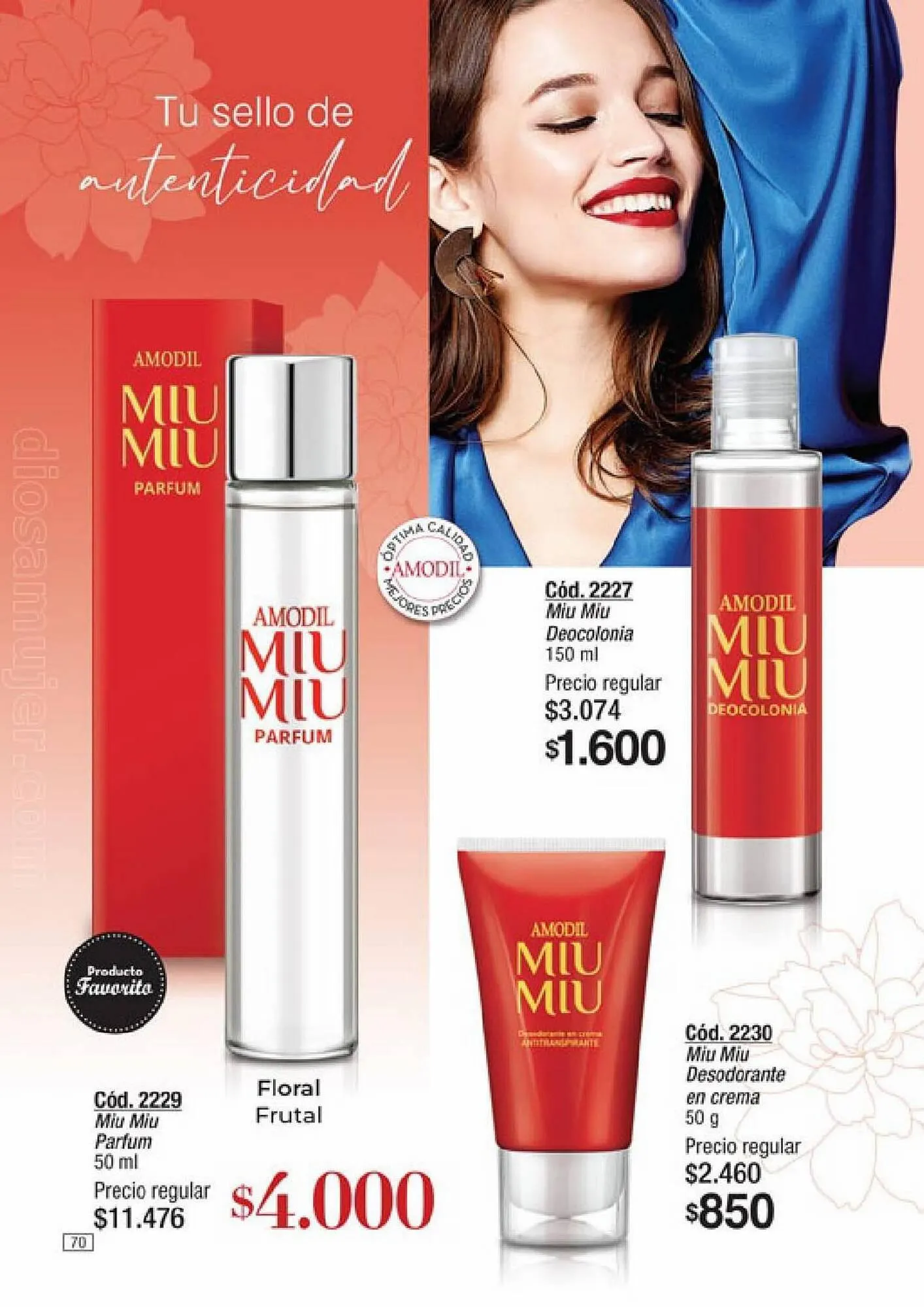 Ofertas de Catálogo Amodil 10 de agosto al 4 de septiembre 2023 - Página 70 del catálogo